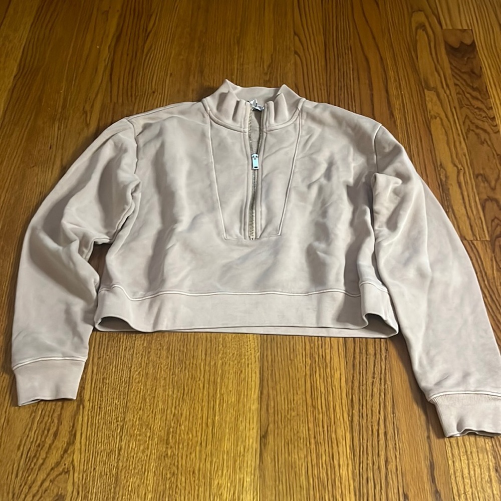 Intermix Woman’s Pink Zipper Sweatshirt Size S
